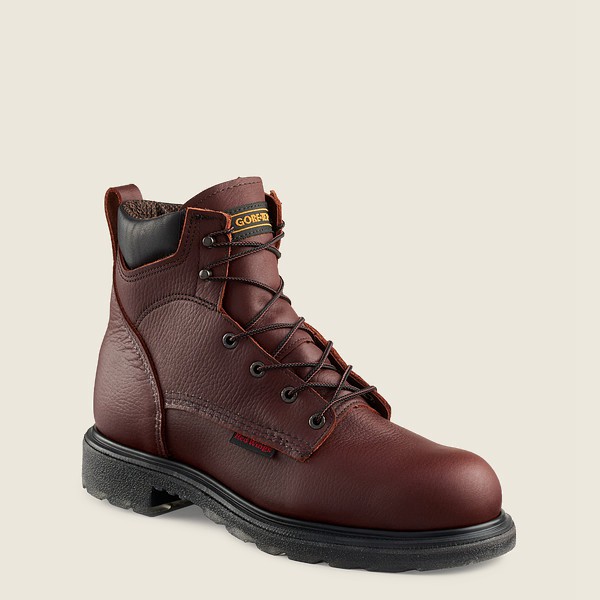 Bottes de Travail Red Wing - Supersole® 2.0 - 6-Inch Waterproof Soft Toe - Bordeaux - Homme 430ALDVK